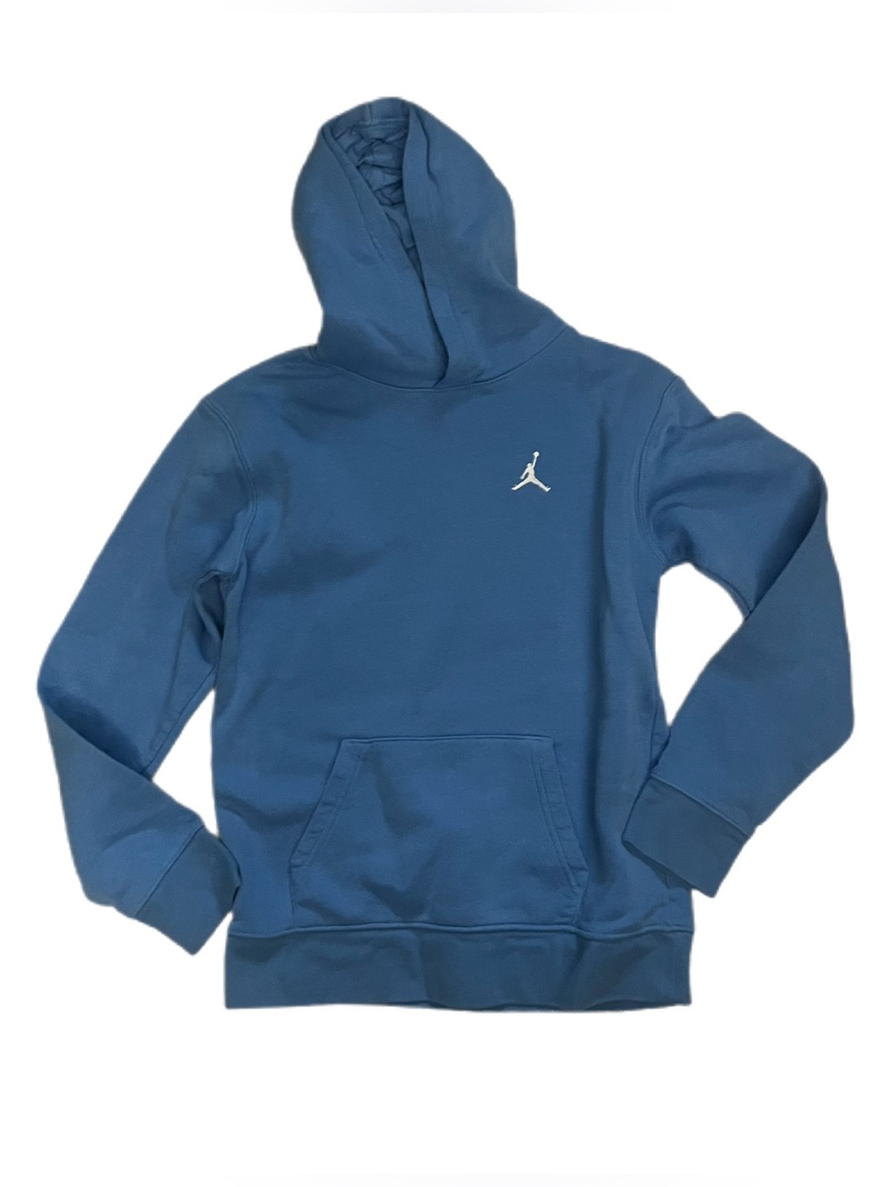 Jordan Teal Blue Pullover Hoodie with White Jumpman
